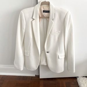 White Zara jacket size XL